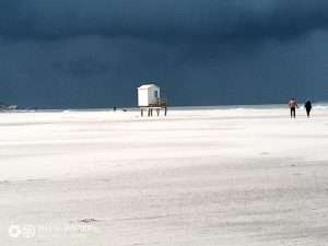 Breezand Strand - donkere lucht